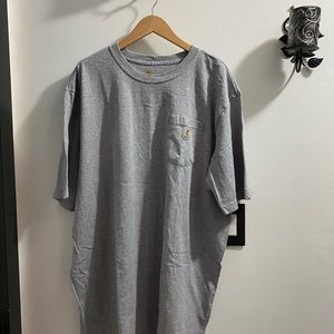 Gray-Carhartt tee
